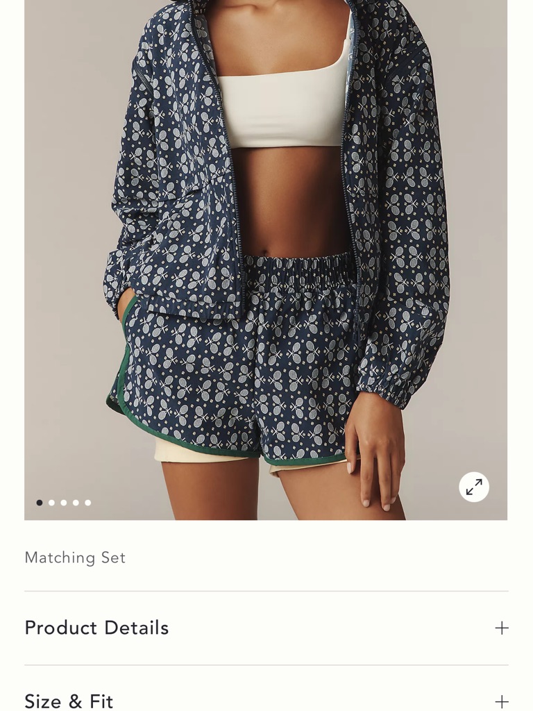Anthropologie Printed Jacket